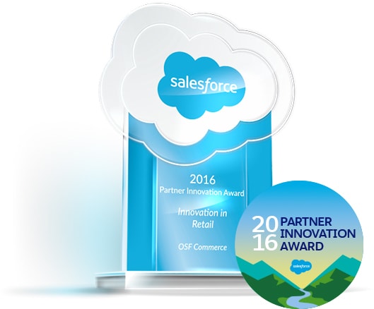 Salesforce Partner Innovation Award in Retail at Dreamforce 2016