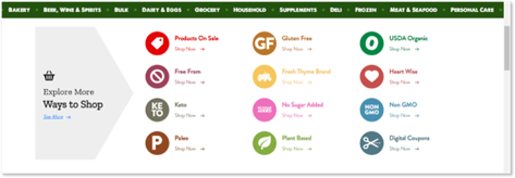 Food Retailers Are Leveraging Account Info and Filters to Satisfy Consumers Tastes