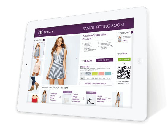 SMART FITING ROOM Tablet